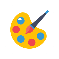 Icon of paint and brush